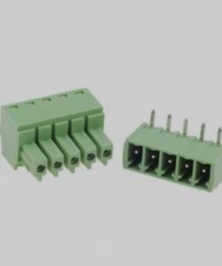 ترمینال 5 پین فاصله پایه 3.81MM کج