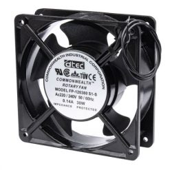 FAN 12x12 220V-38MM-BL