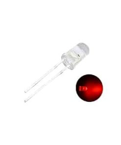 LED 3MM RED شفاف(10تایی)