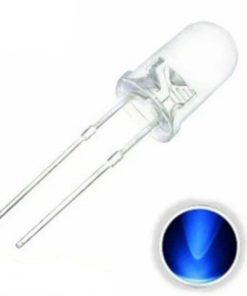 LED 5MM BLUE شفاف(10تایی)
