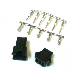 کانکتور  بین راهی قفل شو SM-3PIN نری و مادگی
