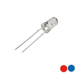 LED 5MM 2COLOR RED-BLUE C