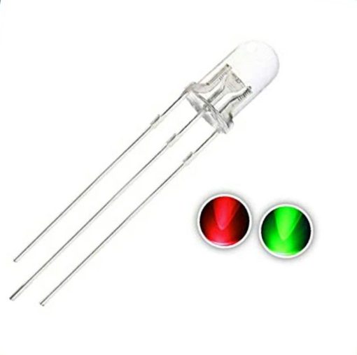 LED 5MM 2COLOR RED-GREEN C(5تایی)