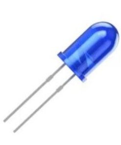 LED 5MM BLUE خودرنگ(10تایی)