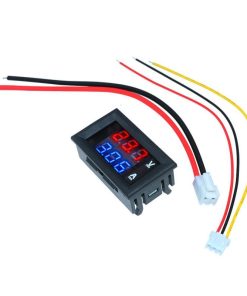 ولتمتر و آمپرمتر قرمز و آبی 10A-99V