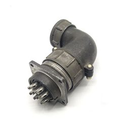 کانکتور نظامی روسی ۹۰ درجه 30*30 قطر 22 میلیمتر 10PIN