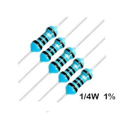 1/4W 220R 1%