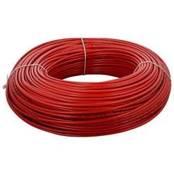 سیم افشان تک رشته سیلیکون قرمز 0.25
