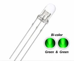 LED 2COLOR 5MM GREEN-GREEN A